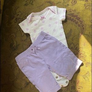 Newborn to 3 months baby girl clothing